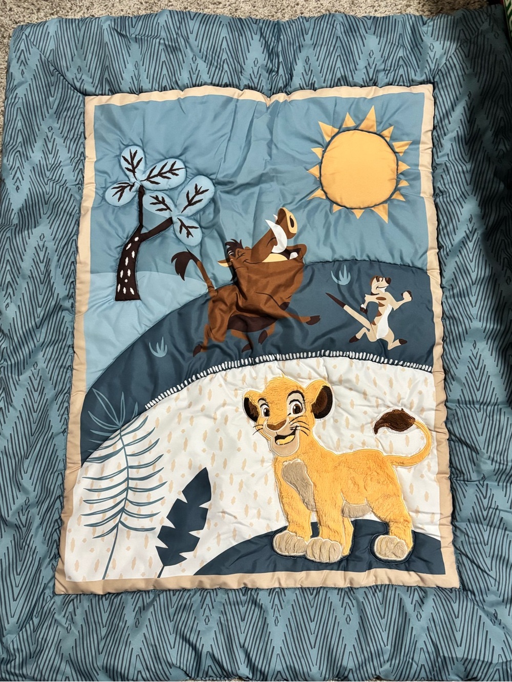 Lambs & Ivy Lion King Adventure 3 Piece Baby Crib Bedding and Mobile